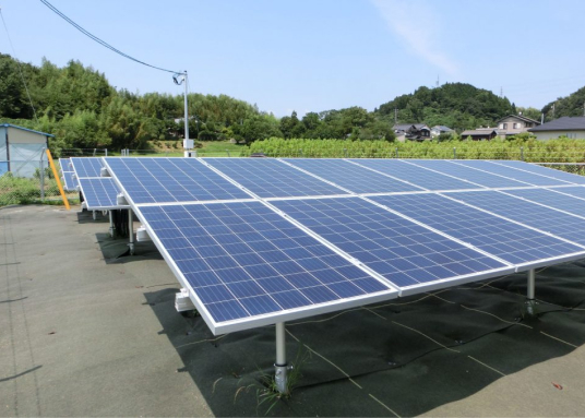 太陽光発電システムの導入